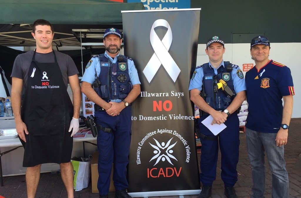 Bunnings BBQ White Ribbon Day Event