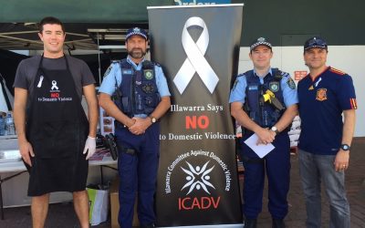 Bunnings BBQ White Ribbon Day Event