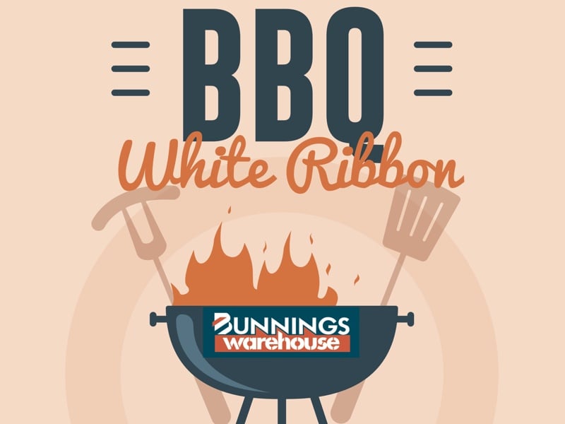 White Ribbon Bunnings BBQ 2018